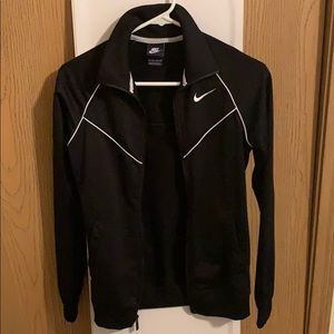 Nike black full zip jacket XS!